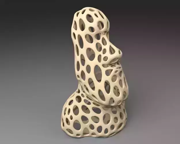 Moai - Voronoi Style