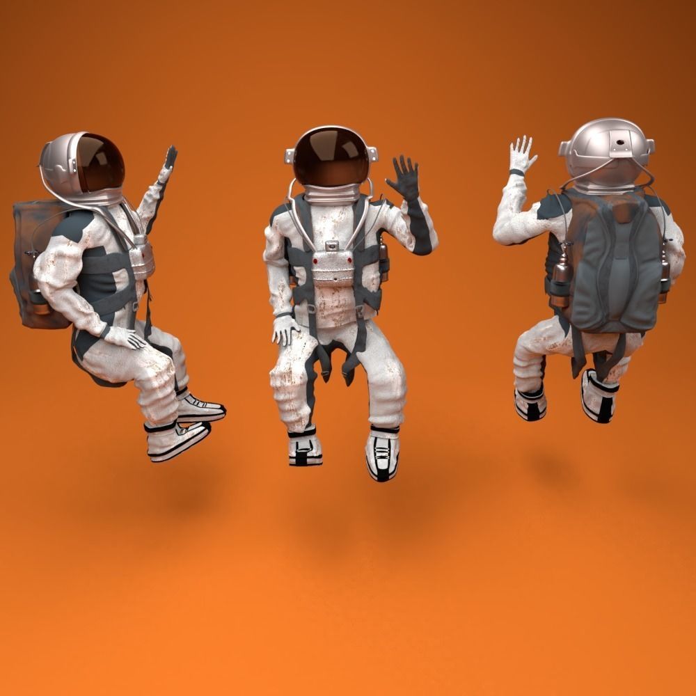 Astronaut rcharacter 3D model_2