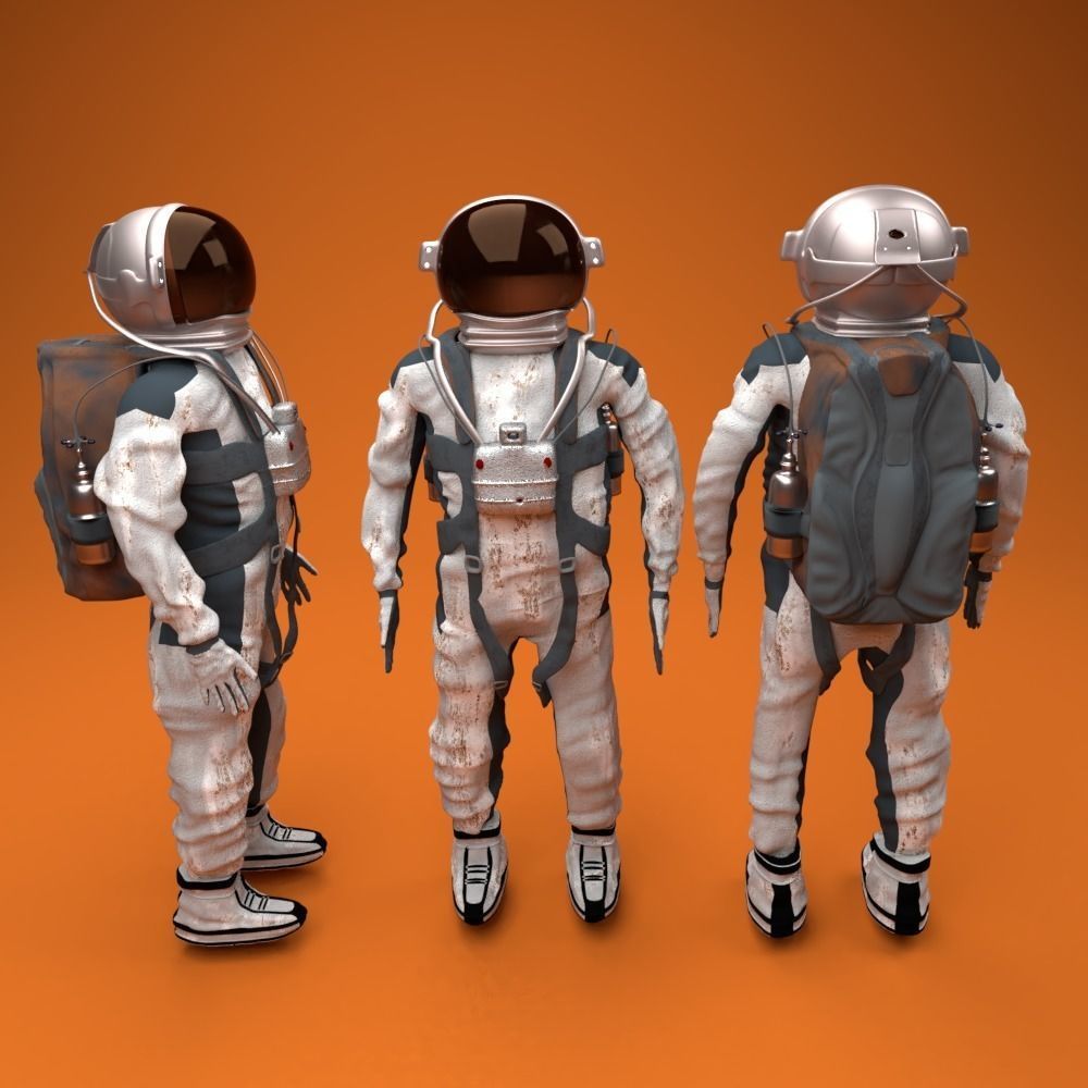 Astronaut rcharacter 3D model_1