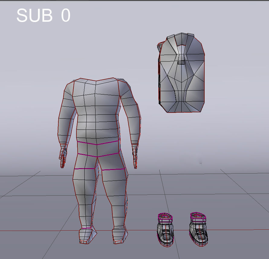 Astronaut rcharacter 3D model_19