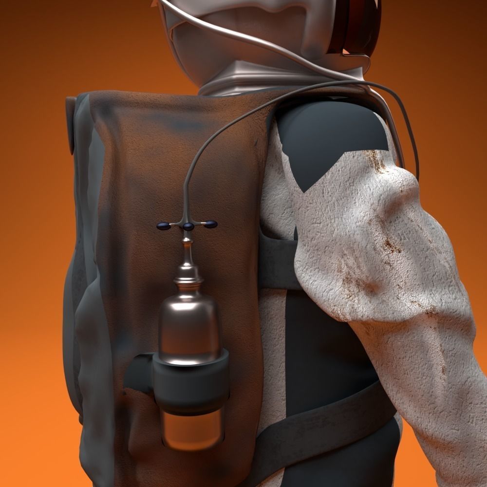 Astronaut rcharacter 3D model_7