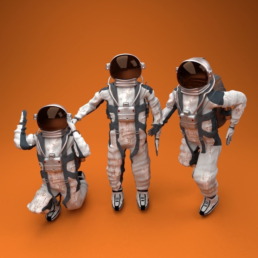 Astronaut rcharacter 3D model_0