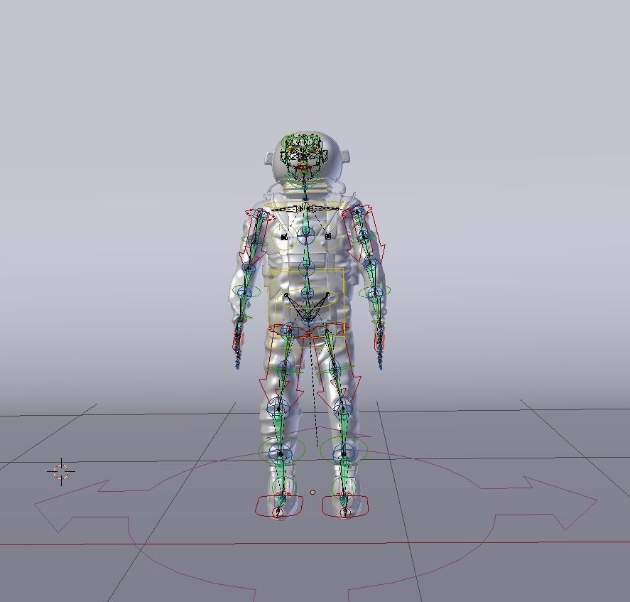 Astronaut rcharacter 3D model_21