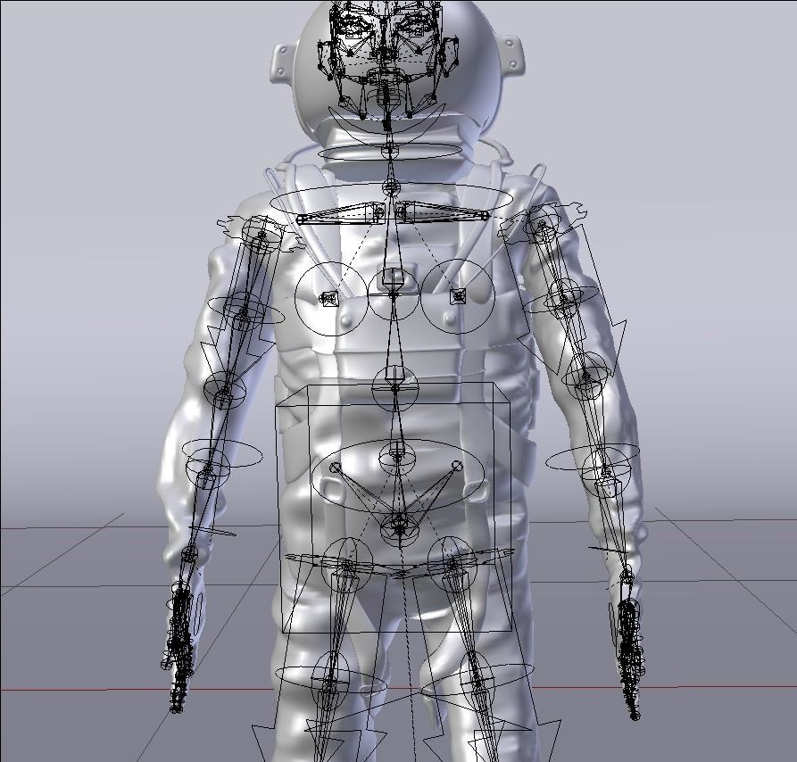 Astronaut rcharacter 3D model_20