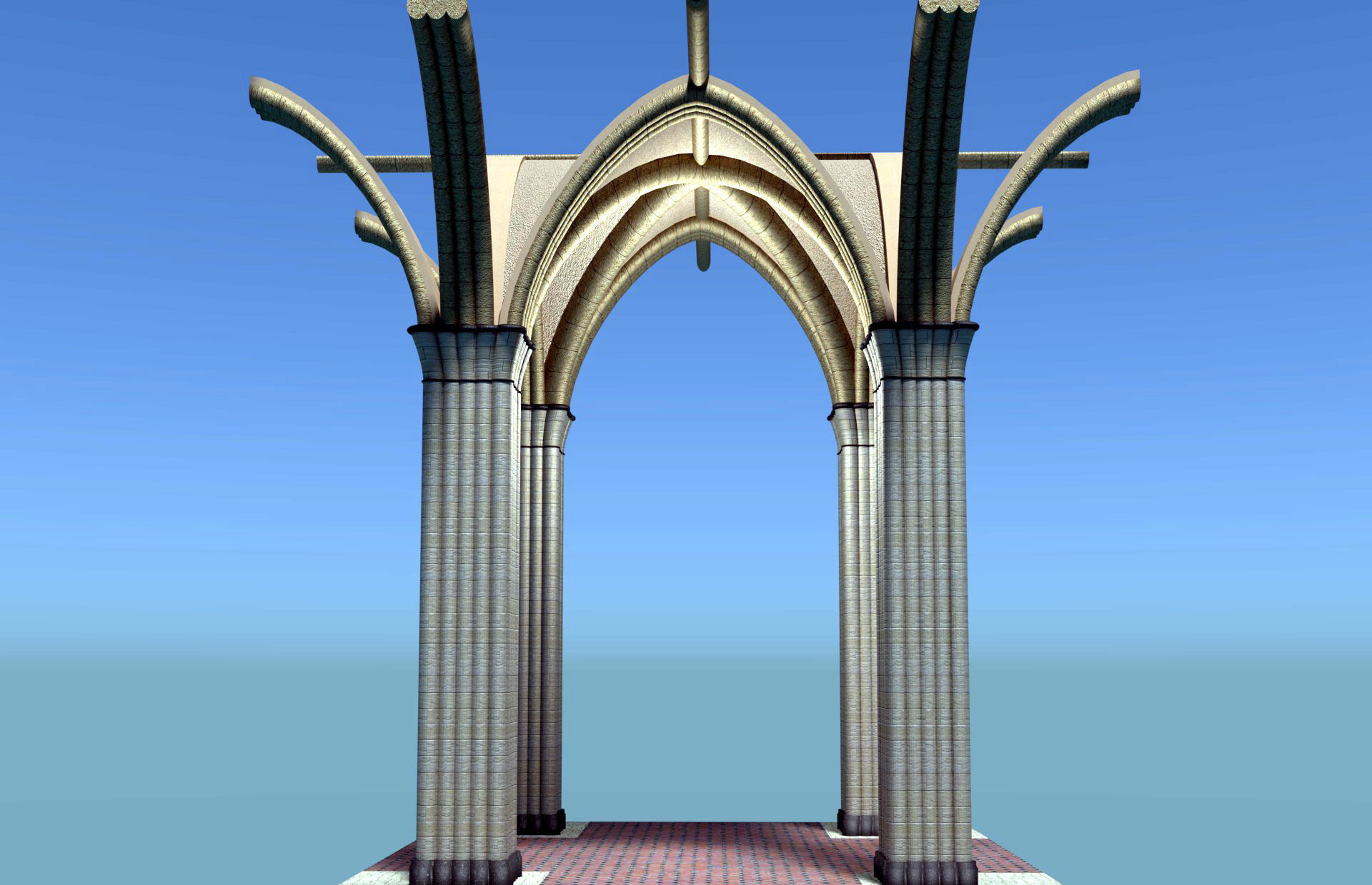 Early English Arch 3D model | CGTrader