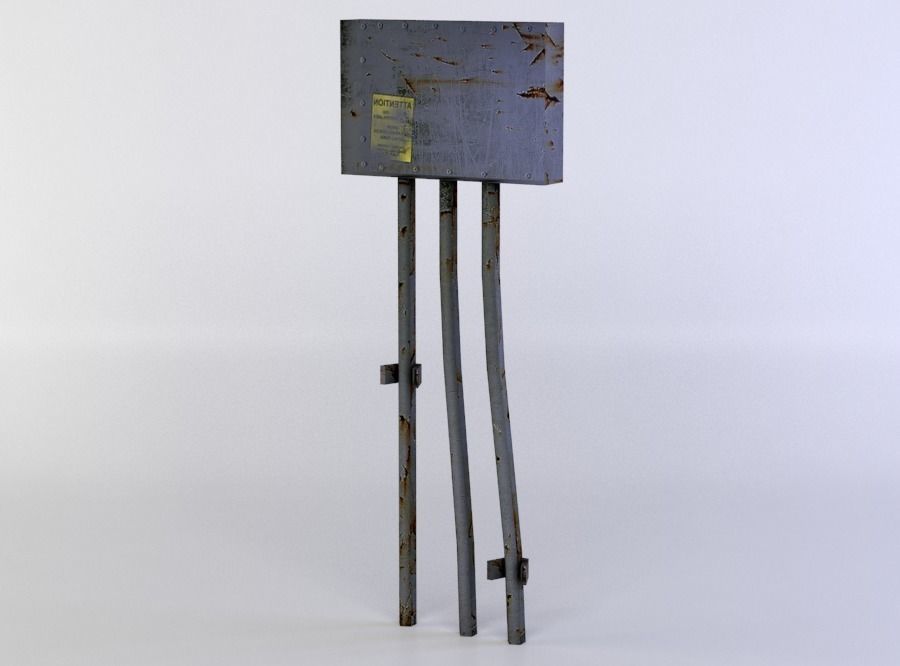 Electrical box 3D model_1