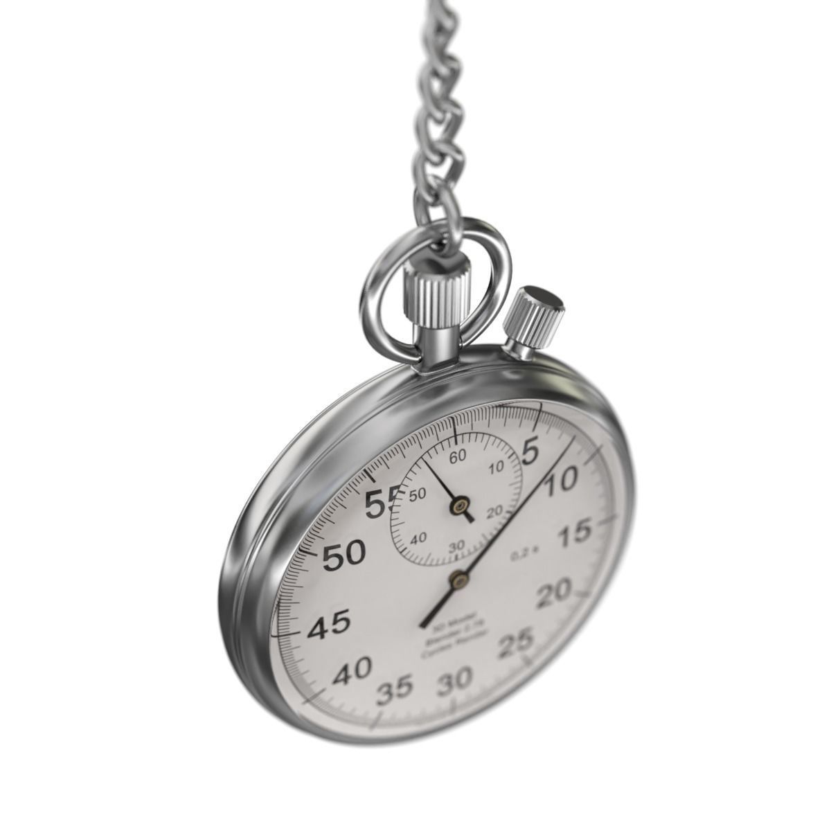 Stop Watch 3D model_3