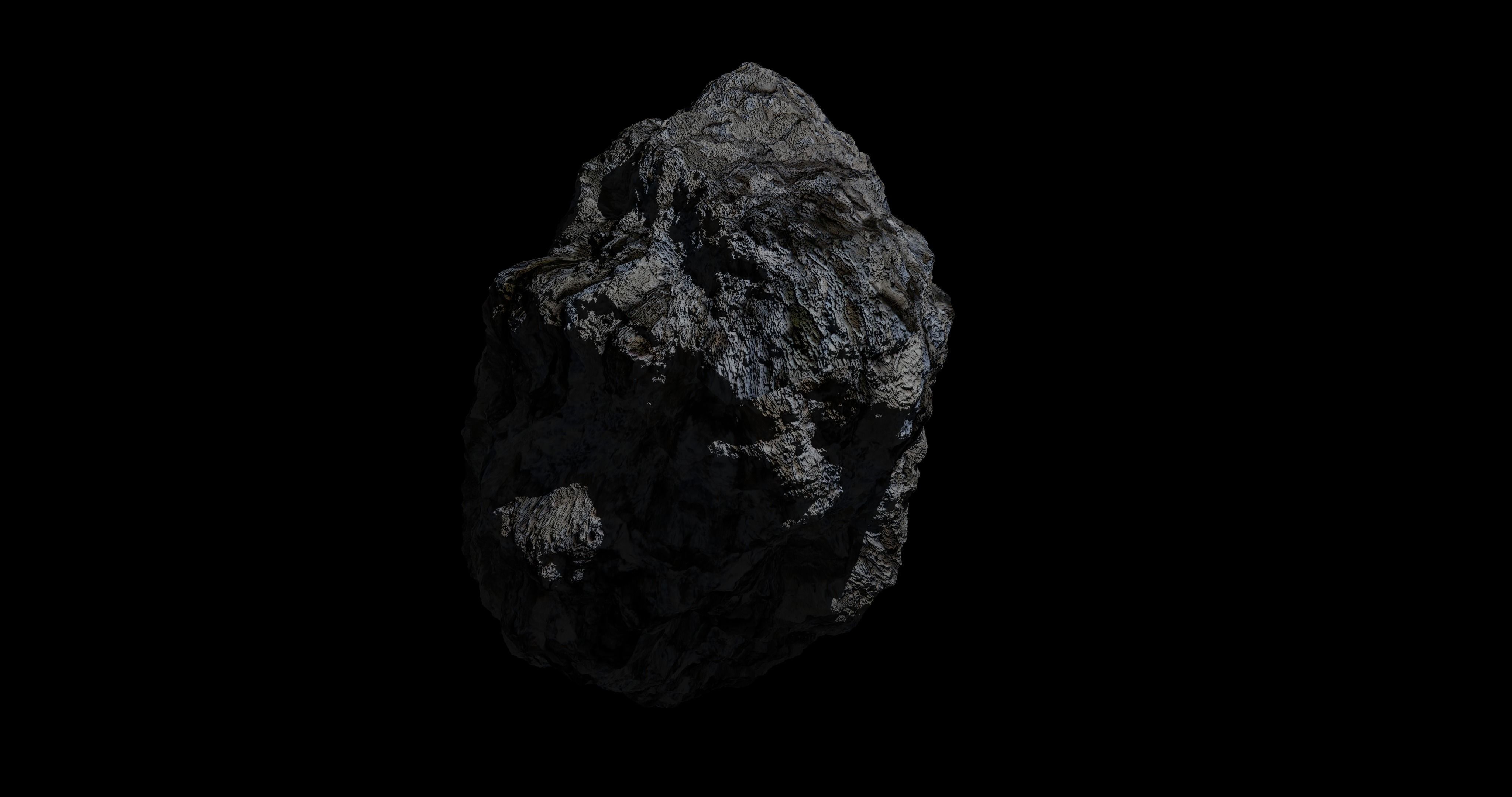 Fantasy Asteroid 3D model_5