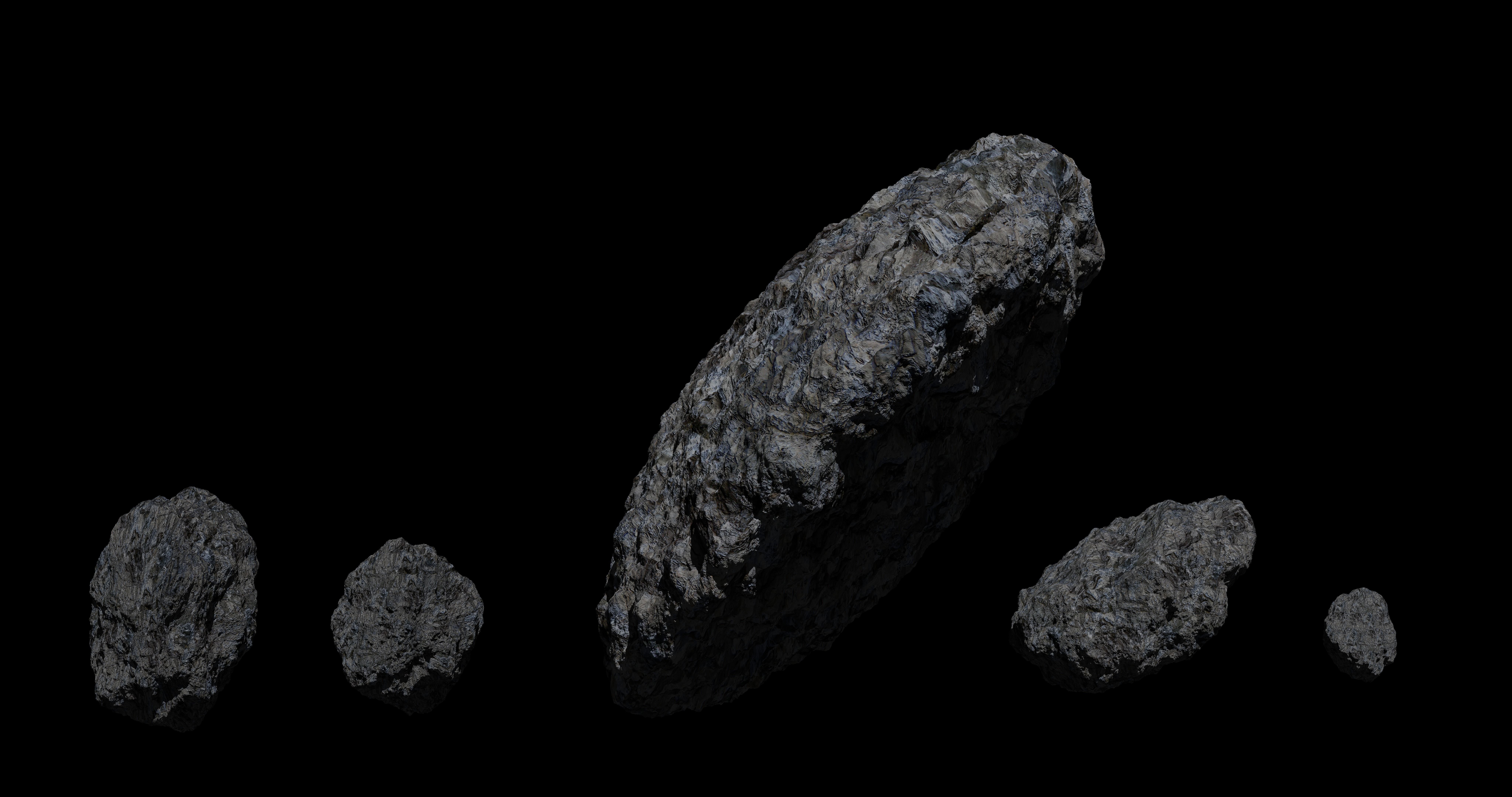 Fantasy Asteroid 3D model_9