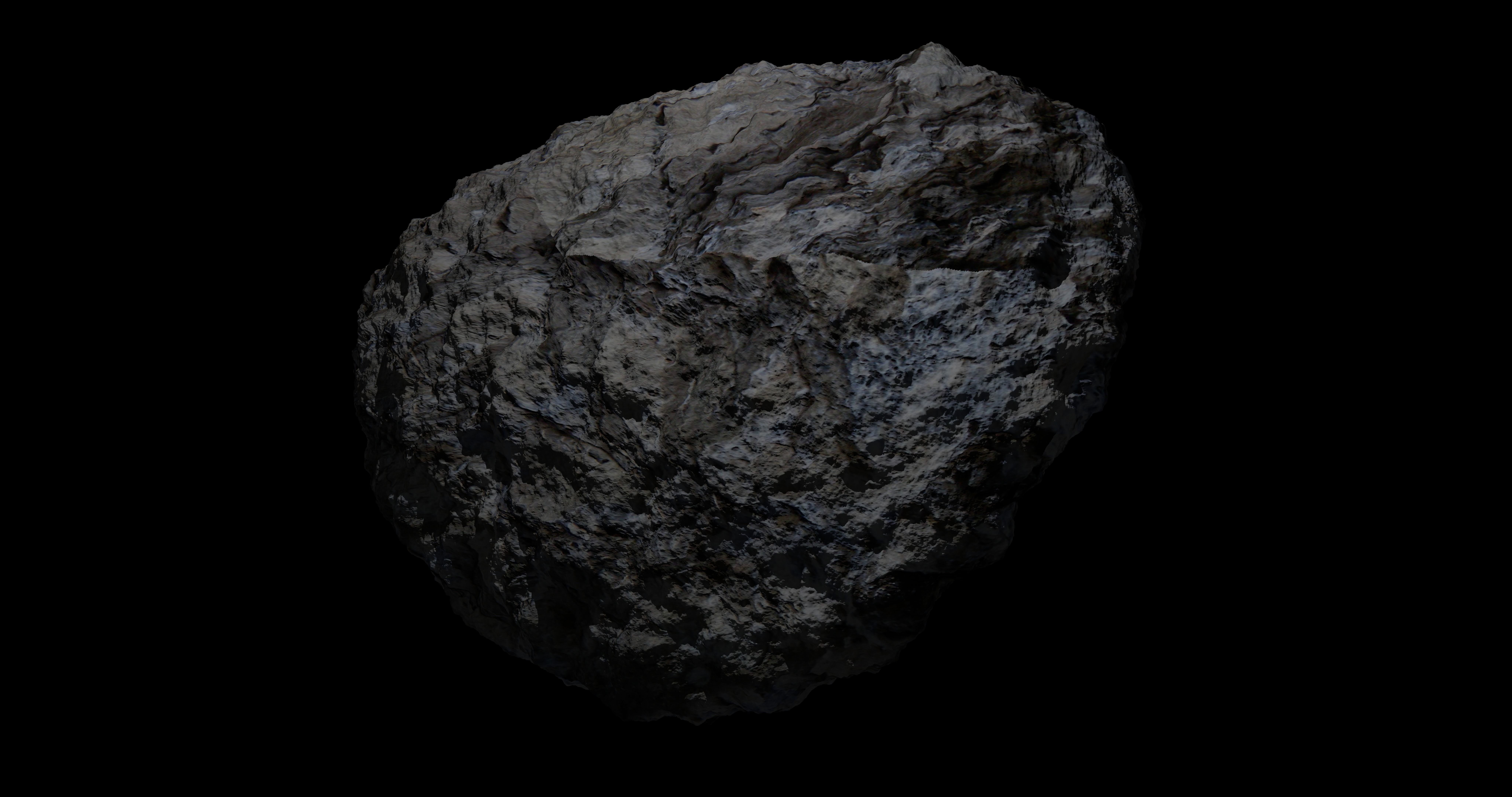 Fantasy Asteroid 3D model_3