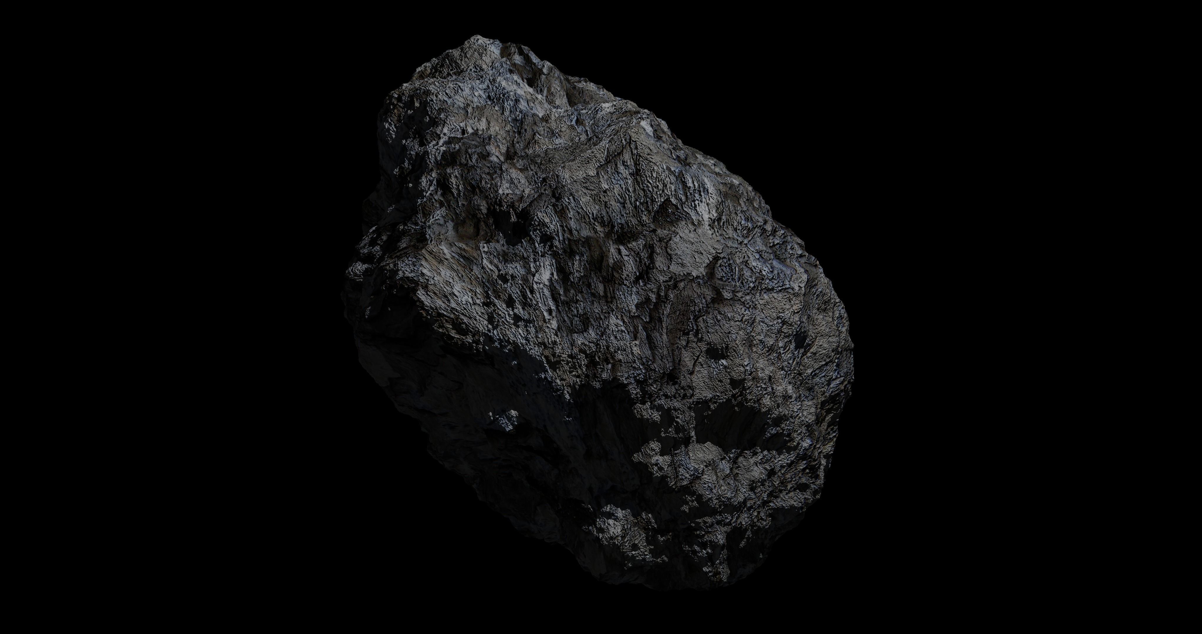 Fantasy Asteroid 3D model_4