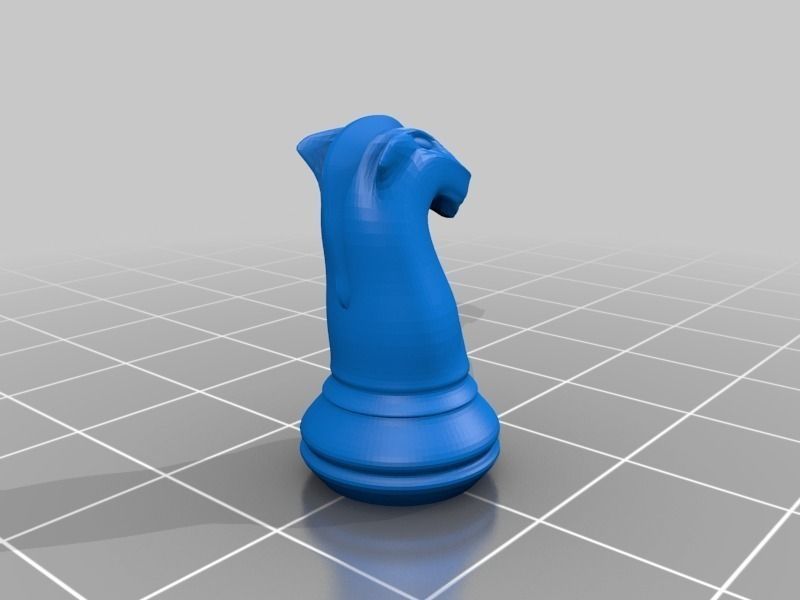Chess Set as STL Free 3D print model_3