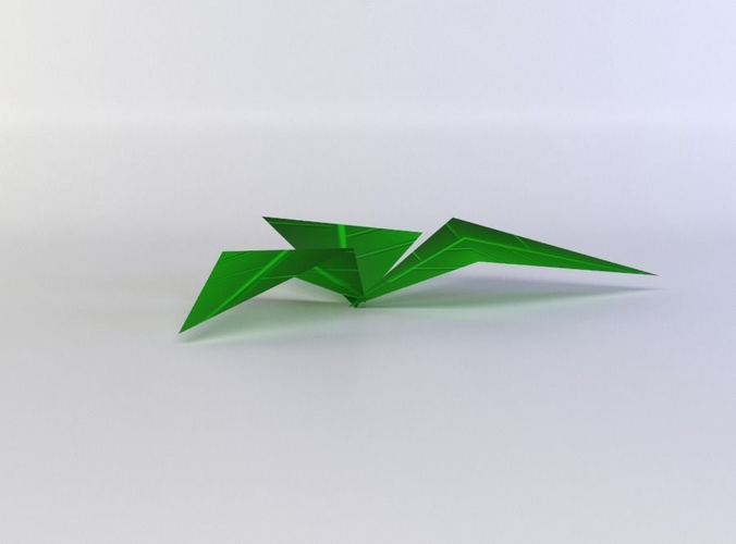 Plant pair of origami cranes