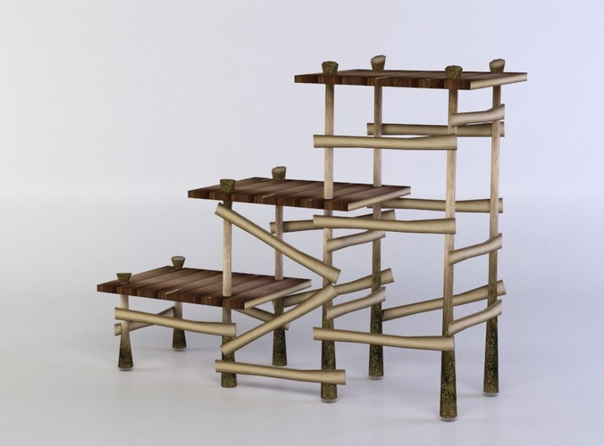 Small triple platform