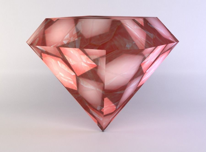 Red gemstone