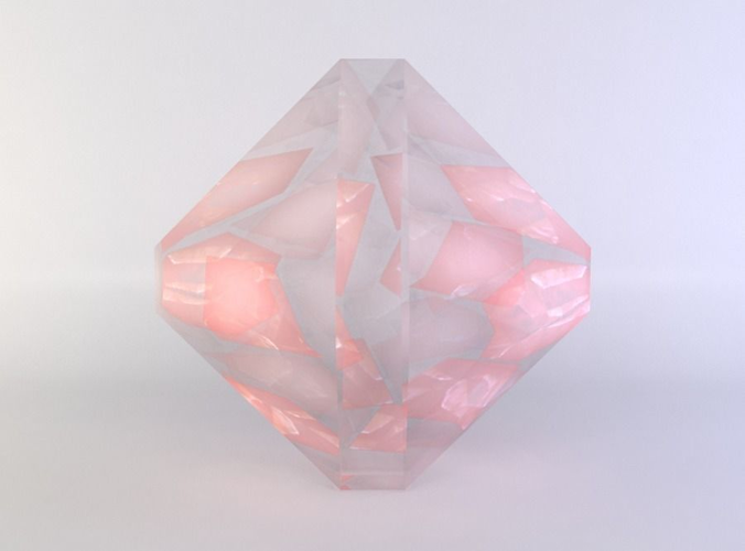 Diamond Low-poly 3D model