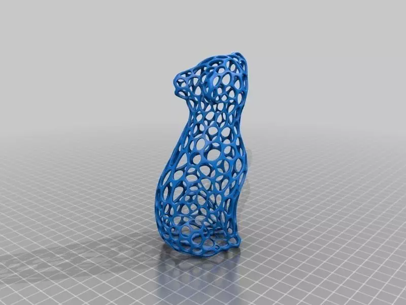 Yosemite the Bear - Voronoi Style Free 3D print model_0