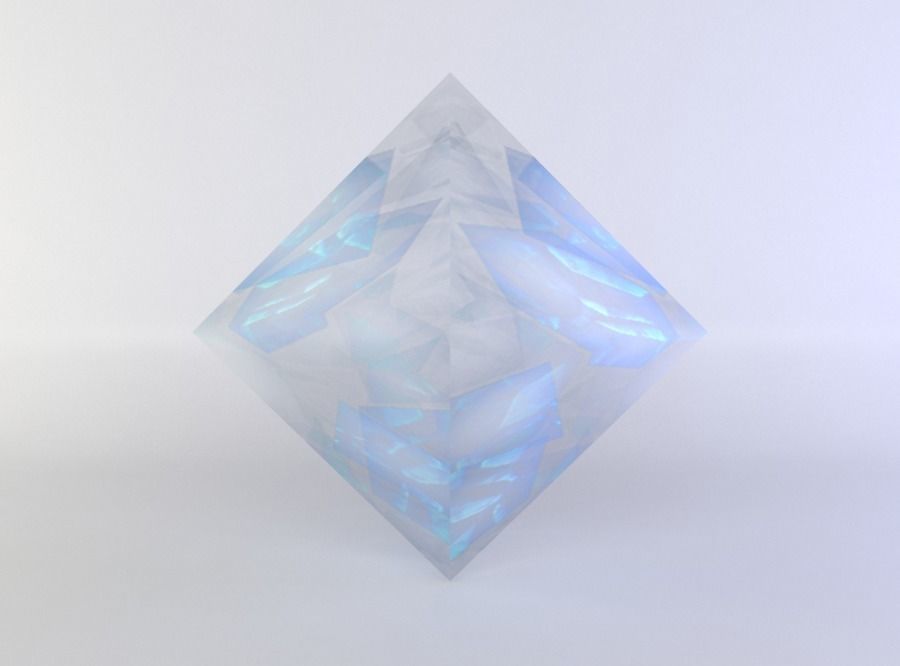 Diamond Low-poly 3D model