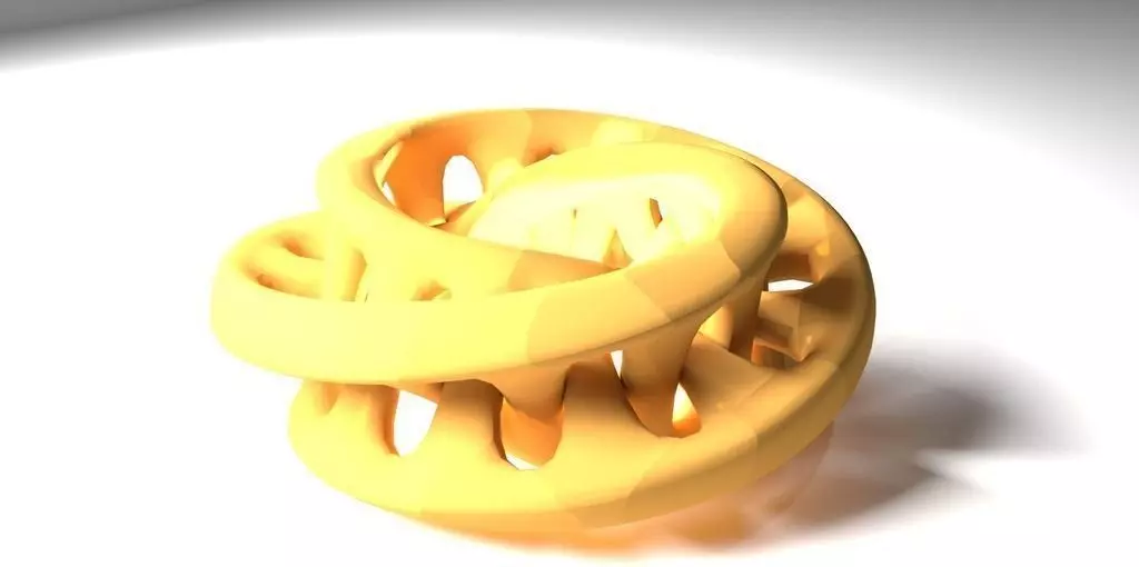 Interlocking 3D Moebius Sculpture Free 3D print model