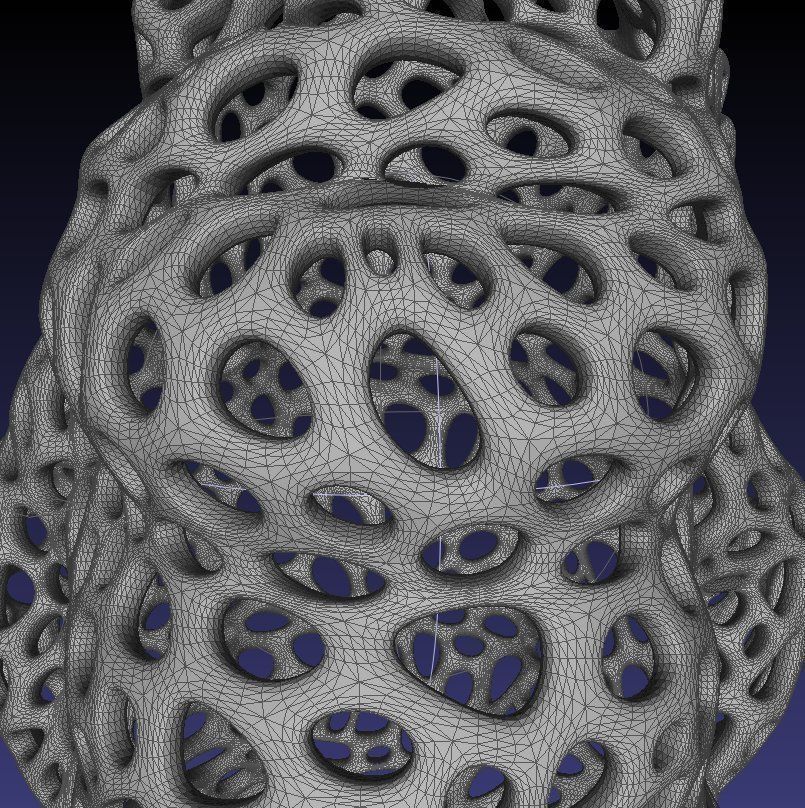 Gnome - Voronoi Style  Free 3D print model_3