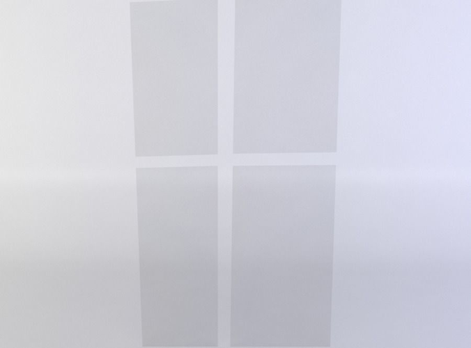 Window glass Low-poly 3D model