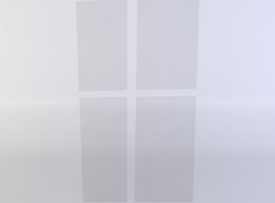 Window glass Low-poly 3D model_0