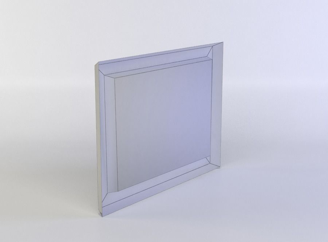 Painting glass frame
