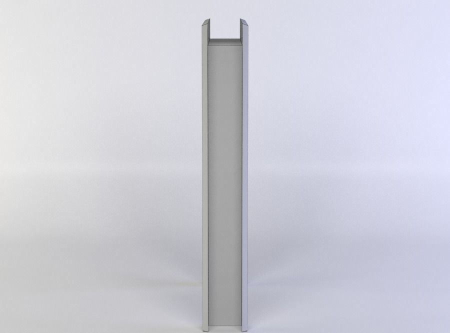 Door frame Low-poly 3D model_3
