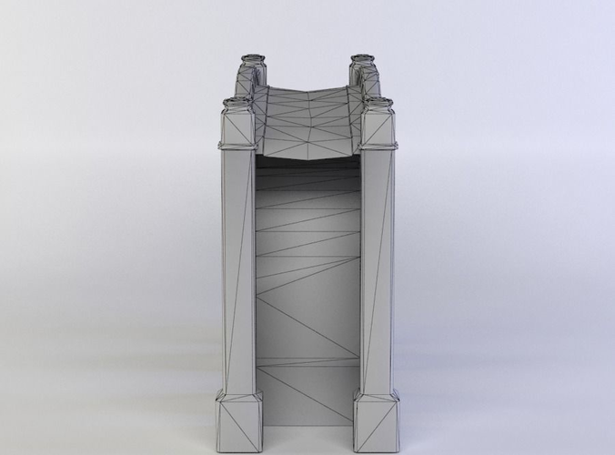 Bridge stone archway