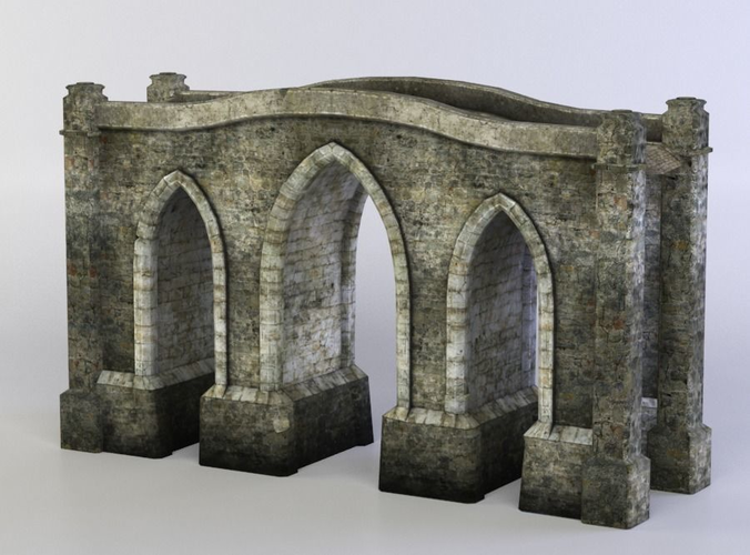 Bridge stone archway