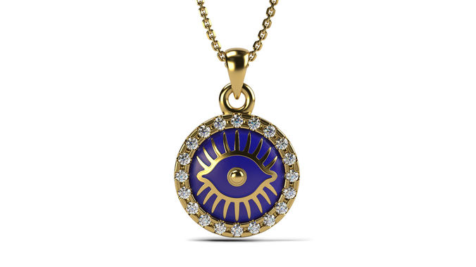 Iridescent Eye 3D print model