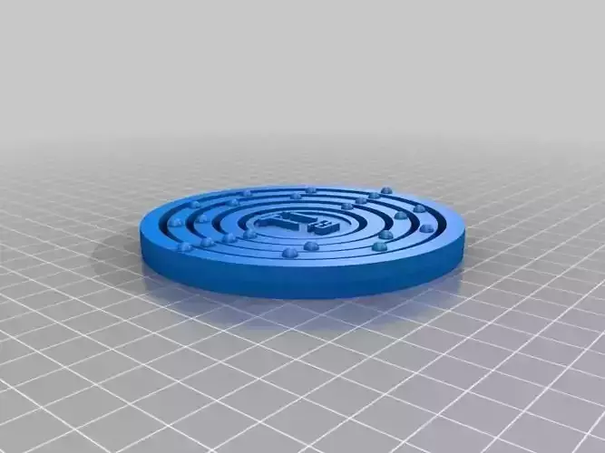 Titanium labyrinth Free 3D print model