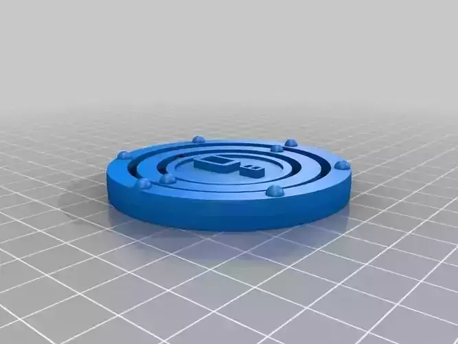 Oxygen coin holder Free 3D print model