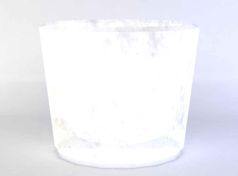 Glass marble styrofoam planter Low-poly 3D model_2