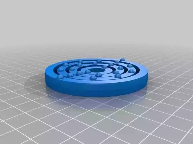 titanium atom customized with full control over every ring Free 3D print model