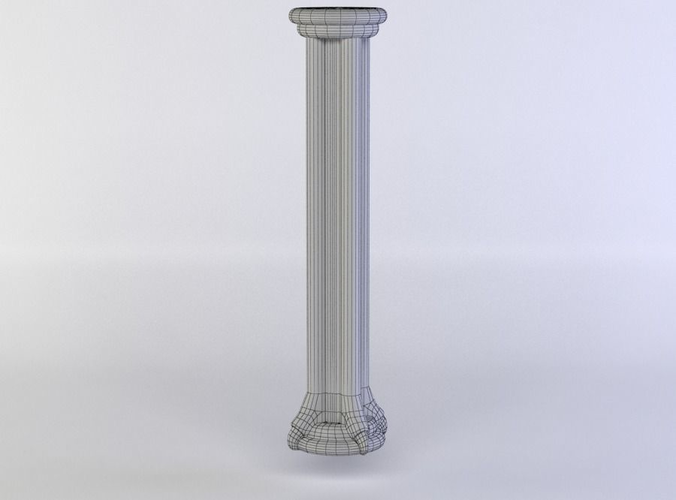 White round column