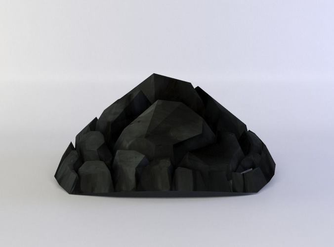 Rock Low-poly 3D model