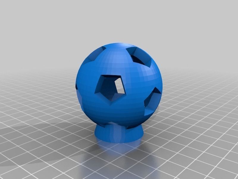 Football ball Free 3D print model_5