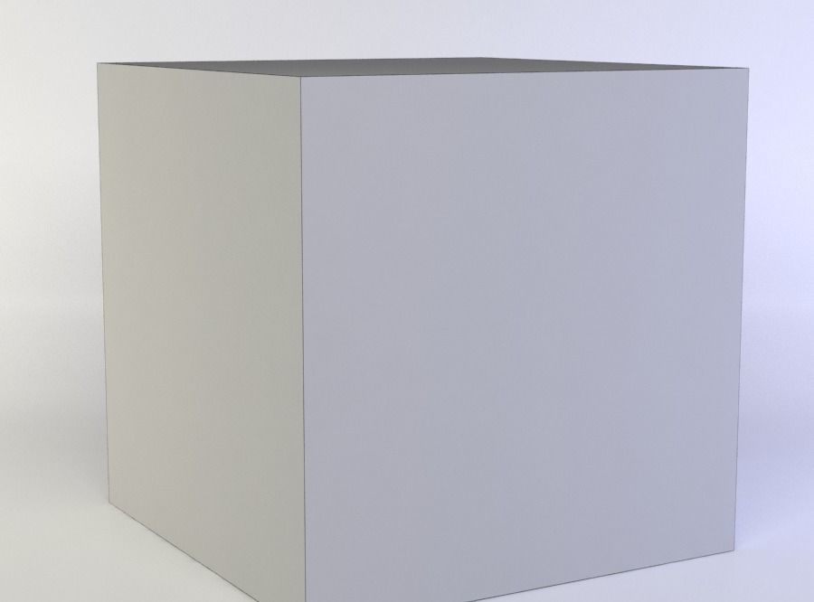 Wooden crate Low-poly 3D model_5