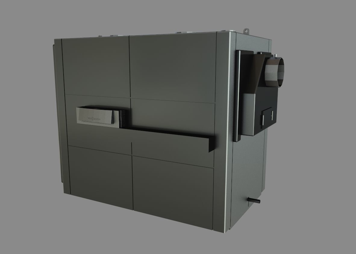  Low-temperature boiler Vitoplex 100 3D model_2