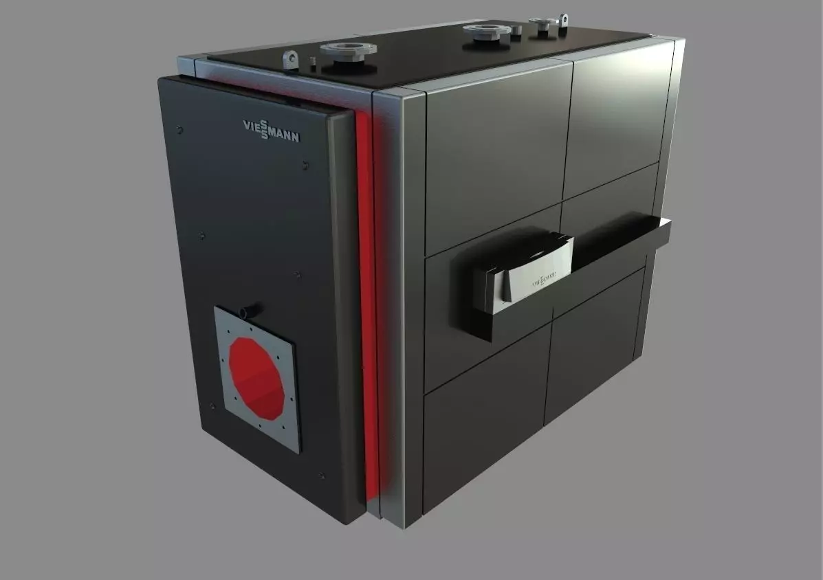  Low-temperature boiler Vitoplex 100 3D model_0