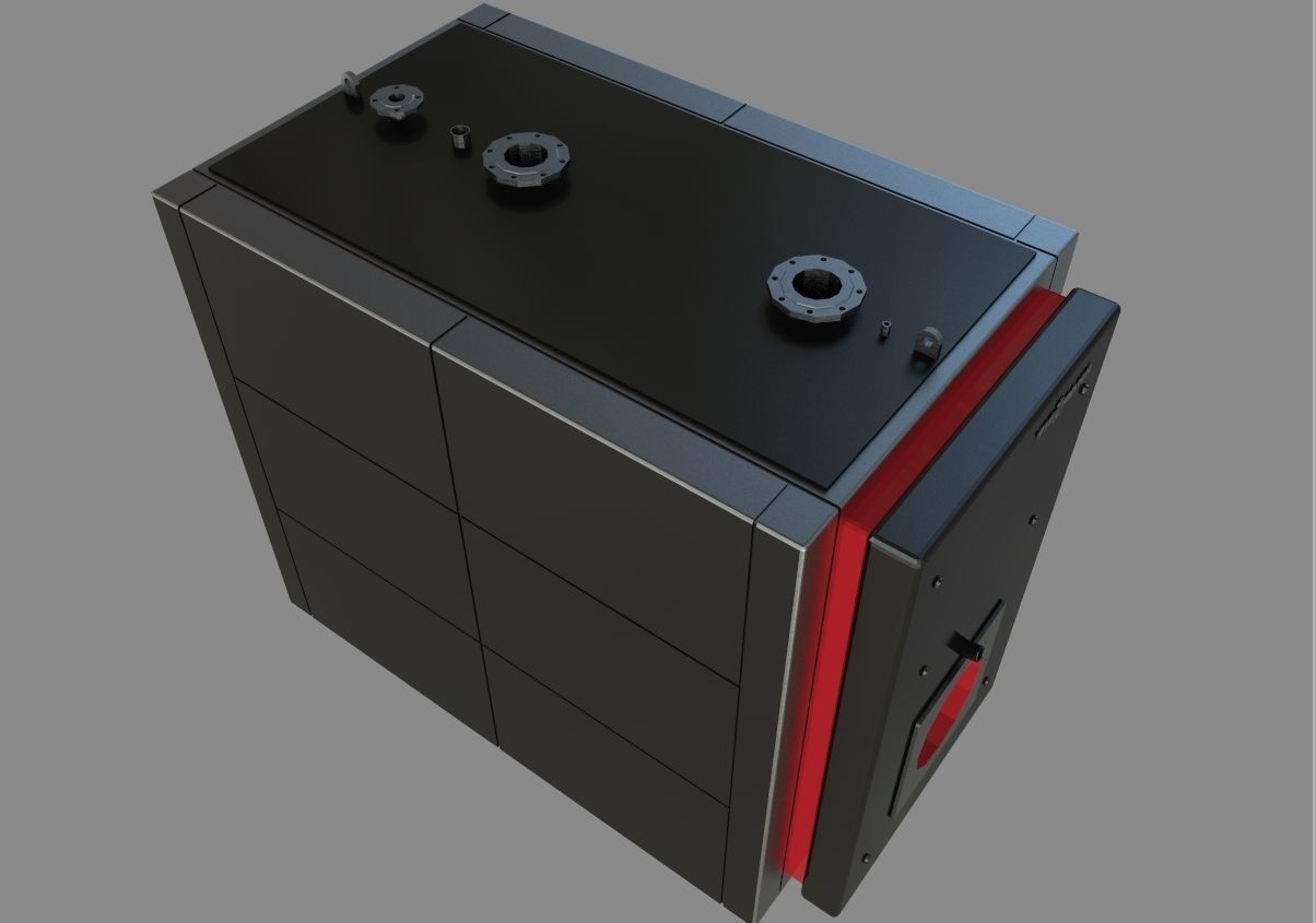  Low-temperature boiler Vitoplex 100 3D model_1