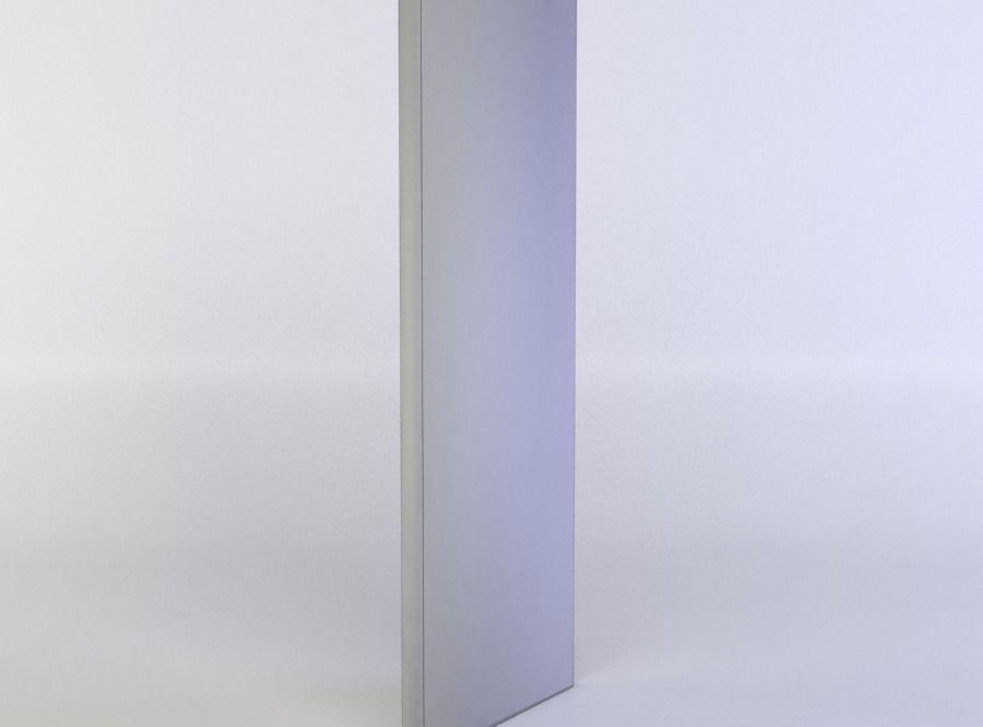 Door wooden with ornate design Low-poly 3D model_4