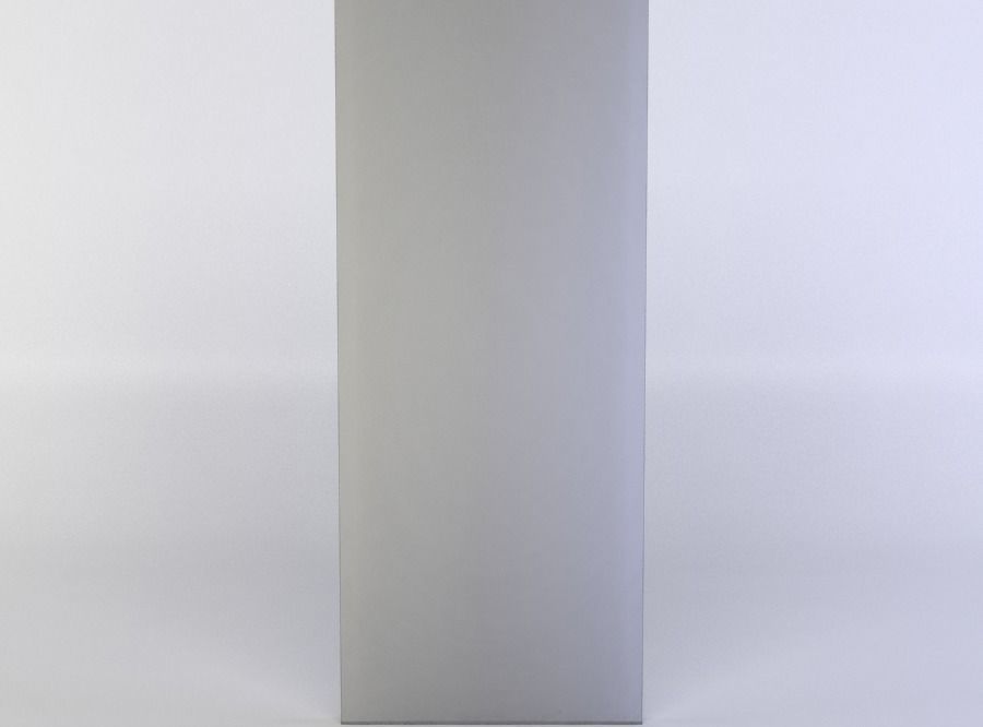 Door wooden with ornate design Low-poly 3D model_3