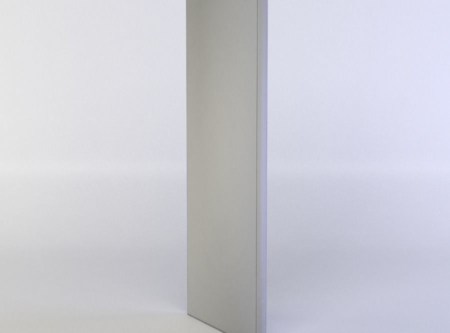 Door wooden with ornate design Low-poly 3D model_5