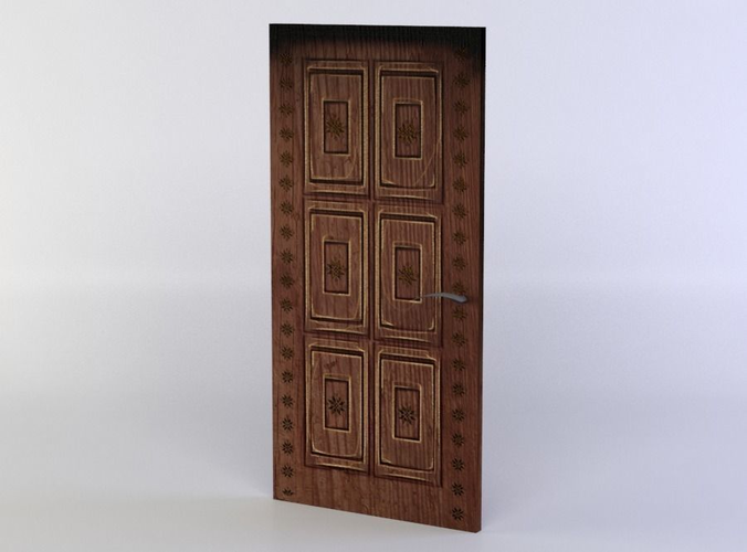 Door wooden