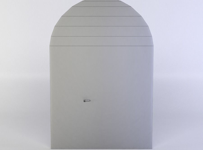 Door wooden with ornate details