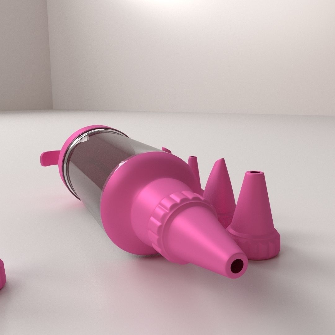 Icing Syringe v2 3D model_3