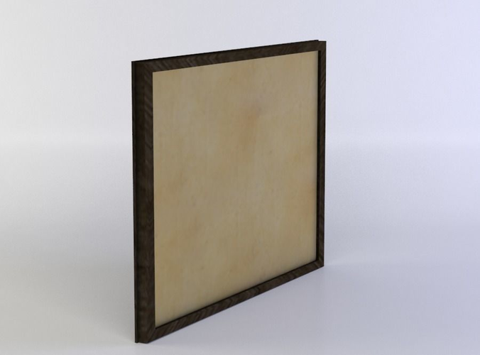 Painting portrait of family in frame