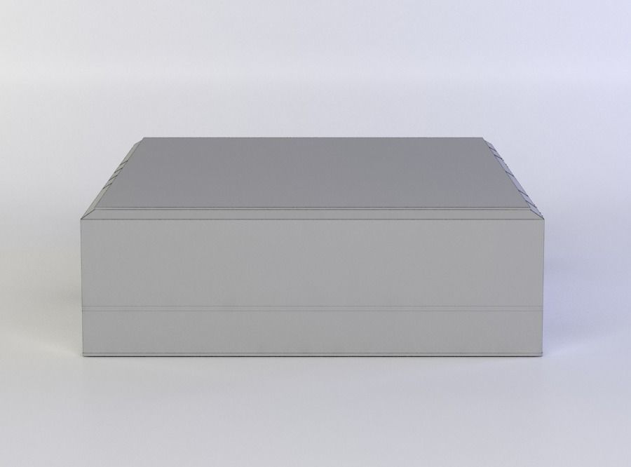 Corridor room Low-poly 3D model_3